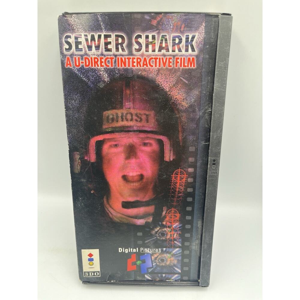 Sewer Shark: A U-Direct Interactive Film Panasonic 3DO (1994) Long Box